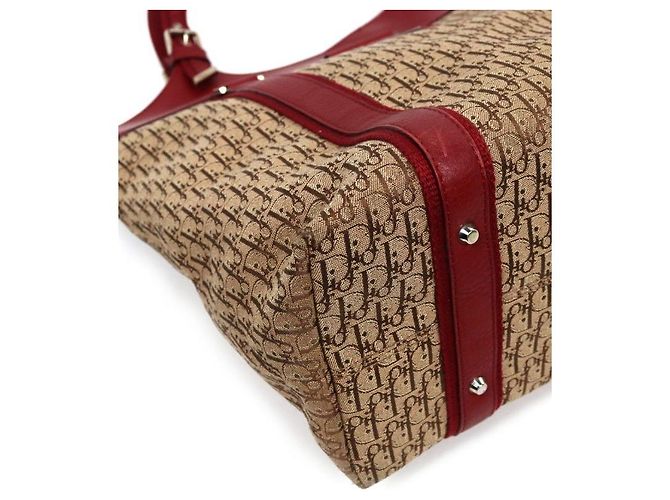 Autre Marque Borsa Tote Street Chic Burgundy Marrone - vista 5
