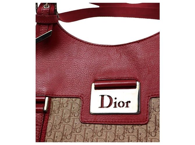 Autre Marque Borsa Tote Street Chic Burgundy Marrone - vista 7