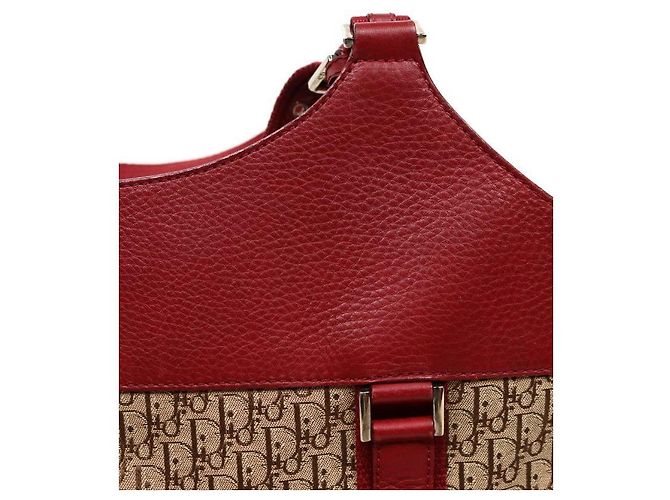 Autre Marque Borsa Tote Street Chic Burgundy Marrone - vista 9