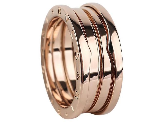 Bulgari B.zero1 3-Band Ring Pink Gold Size 60 - view 2