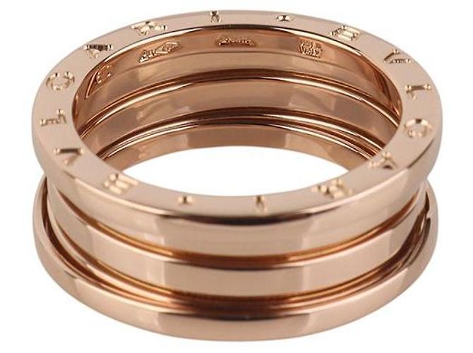 Bulgari B.zero1 3-Band Ring Pink Gold Size 60 - view 4