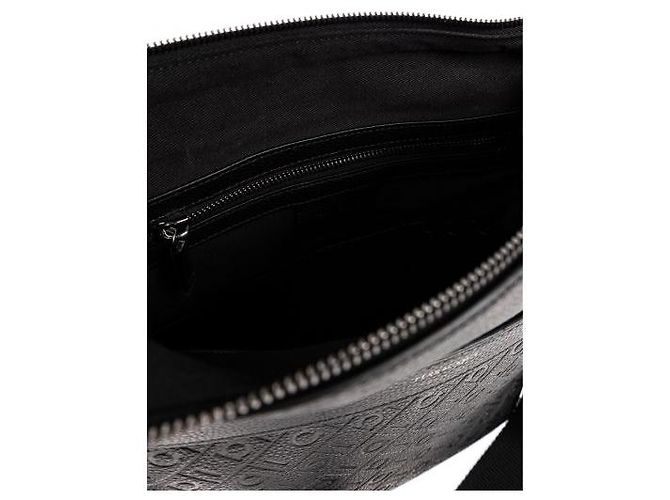 Salvatore Ferragamo Borsa a Tracolla Monogram Nero - vista 6