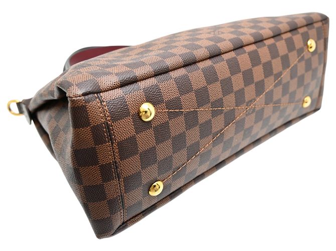 Borsa Louis Vuitton Limington da donna N40023 Marrone - vista 3