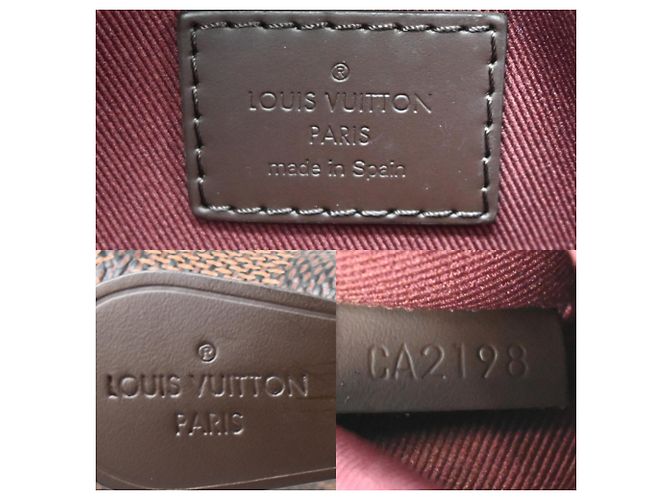 Borsa Louis Vuitton Limington da donna N40023 Marrone - vista 8
