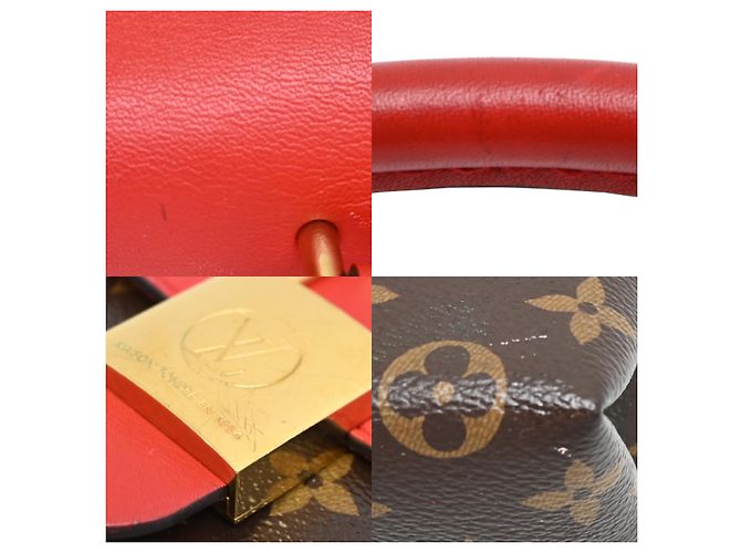 Bolsa Louis Vuitton Rocky BB para mulher Marrom Vermelho - Ansicht 7