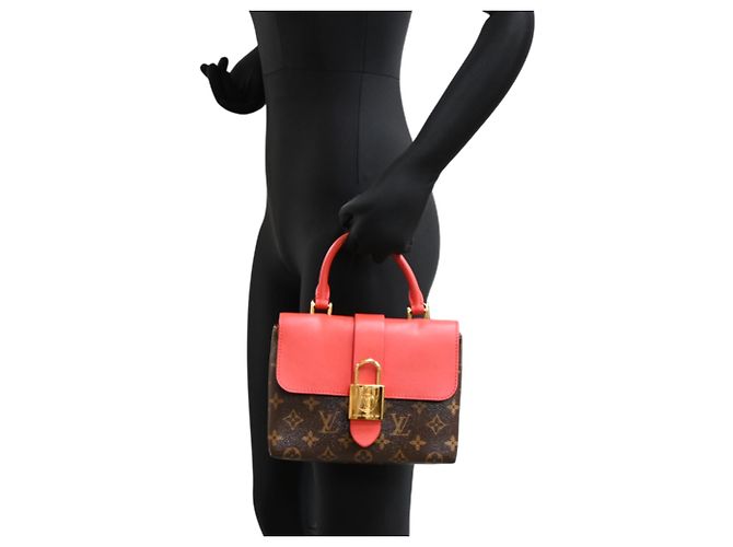 Bolsa Louis Vuitton Rocky BB para mulher Marrom Vermelho - Ansicht 9