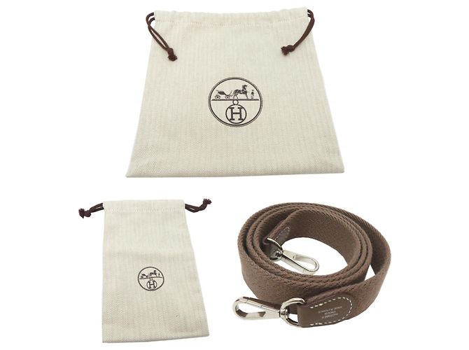 Hermès Borsa a tracolla Hermes Evelyne TPM Taupe - vista 9