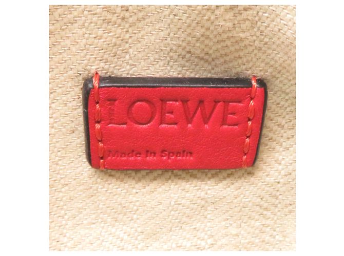 Borsa a mano Loewe Puzzle Mini da donna Rosso - vista 7