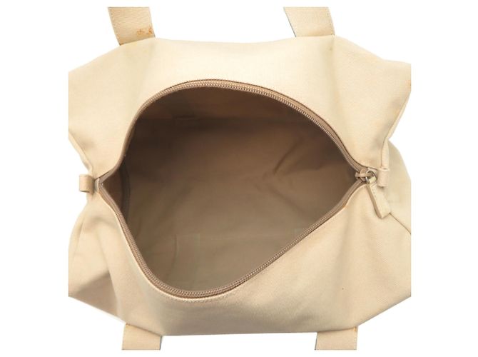 Borsa Tote Prada Canapa Shopping da donna Blu Beige - vista 6
