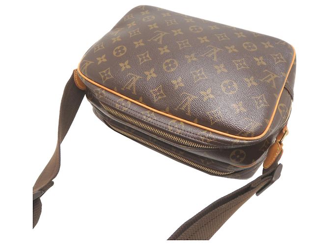 Borsa a tracolla Louis Vuitton Reporter PM Marrone - vista 4