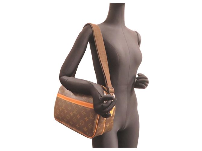 Borsa a tracolla Louis Vuitton Reporter PM Marrone - vista 9