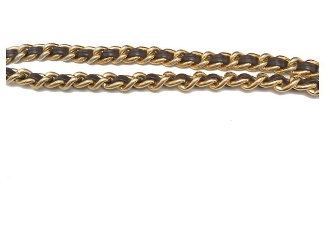Bolso Tote Prada Acolchado con Cadena Castaño - vista 5