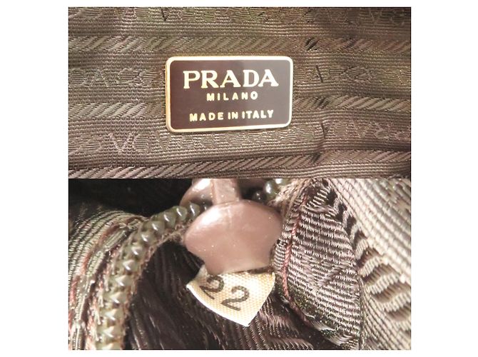 Bolso Tote Prada Acolchado con Cadena Castaño - vista 7