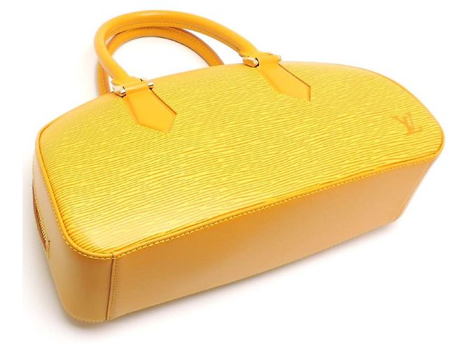 Borsa Louis Vuitton Jasmine M52089 Giallo - vista 3