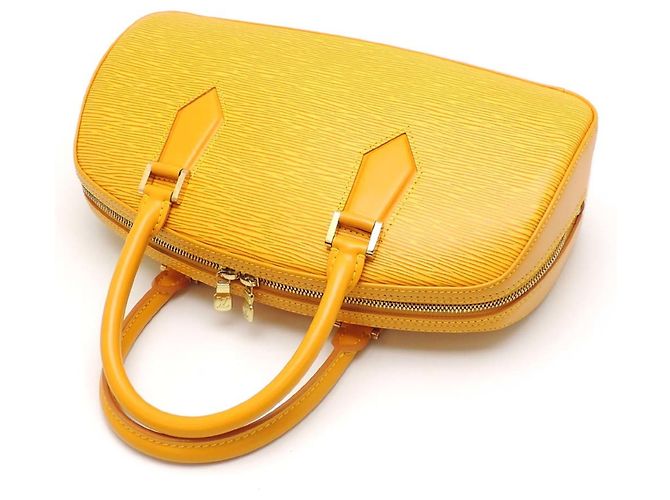 Borsa Louis Vuitton Jasmine M52089 Giallo - vista 4