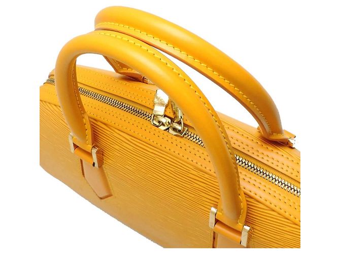 Borsa Louis Vuitton Jasmine M52089 Giallo - vista 5