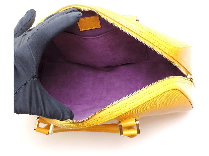 Borsa Louis Vuitton Jasmine M52089 Giallo - vista 6