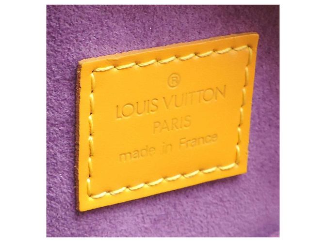 Borsa Louis Vuitton Jasmine M52089 Giallo - vista 7