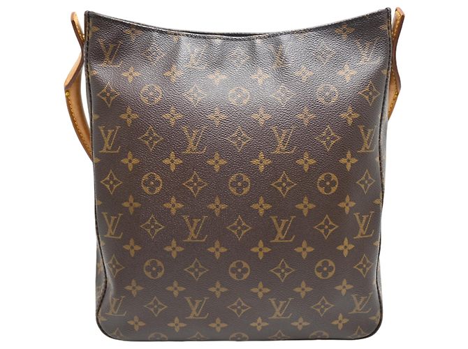 Borsa a tracolla Louis Vuitton Looping GM Marrone - vista 2