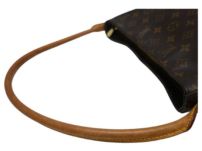 Borsa a tracolla Louis Vuitton Looping GM Marrone - vista 5