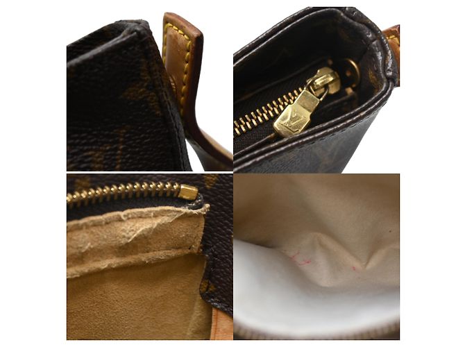 Borsa a tracolla Louis Vuitton Looping GM Marrone - vista 7