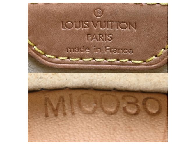 Borsa a tracolla Louis Vuitton Looping GM Marrone - vista 8