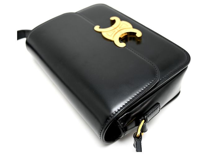 Céline Borsa a tracolla Celine Teen Triomphe da donna Nero - vista 3