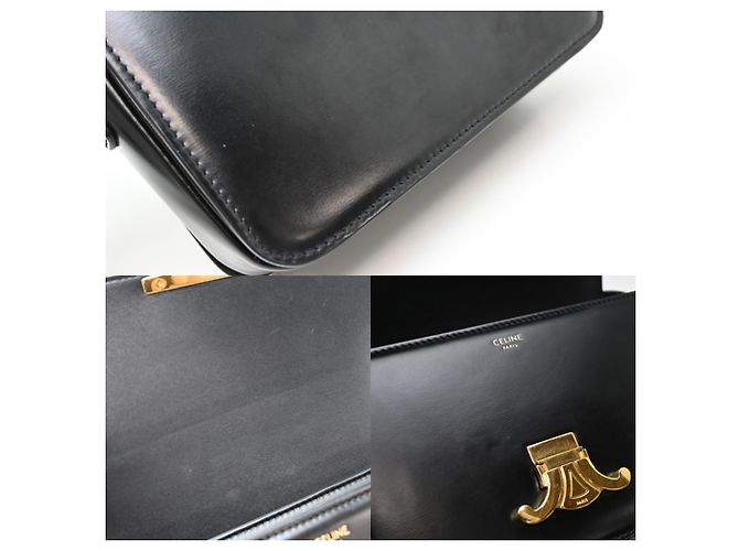 Céline Borsa a tracolla Celine Teen Triomphe da donna Nero - vista 7