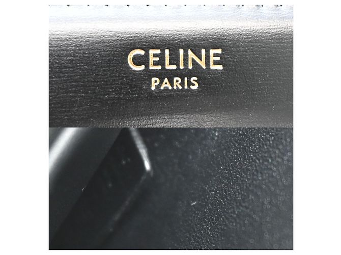 Céline Borsa a tracolla Celine Teen Triomphe da donna Nero - vista 9