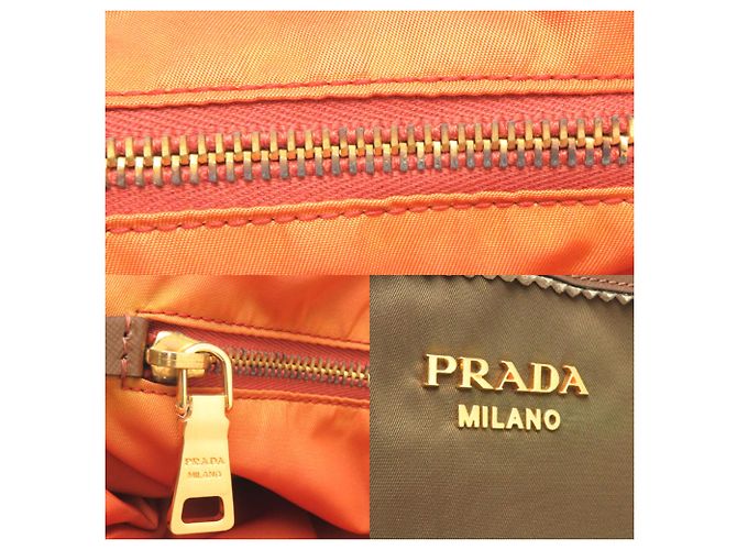 Borsa Tote Prada da Donna in Khaki Cachi - vista 10