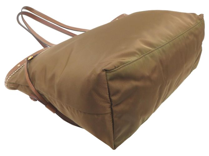 Borsa Tote Prada da Donna in Khaki Cachi - vista 3