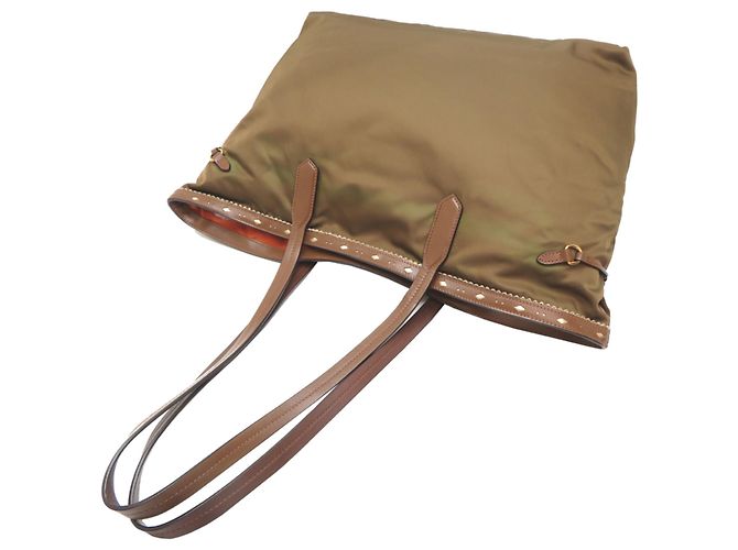 Borsa Tote Prada da Donna in Khaki Cachi - vista 4