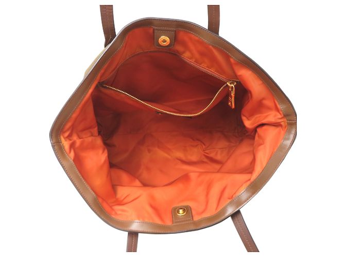 Borsa Tote Prada da Donna in Khaki Cachi - vista 6