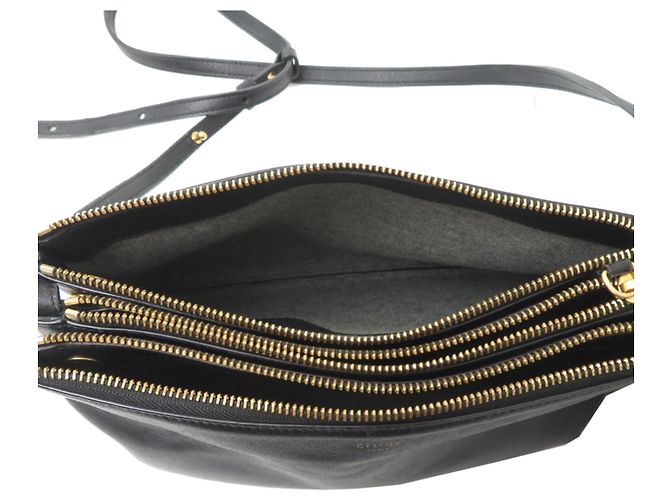 Céline Celine Trio Schultertasche Schwarz - Ansicht 6
