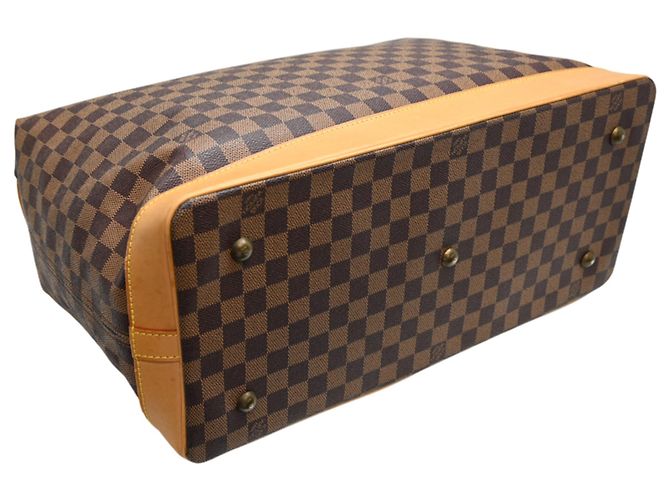 Borsa a tracolla Louis Vuitton Clipper Damier Canvas Marrone - vista 3