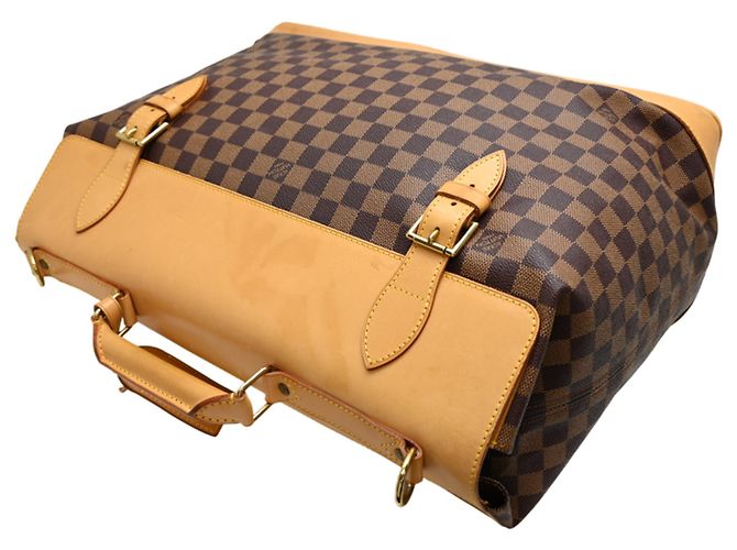 Borsa a tracolla Louis Vuitton Clipper Damier Canvas Marrone - vista 4