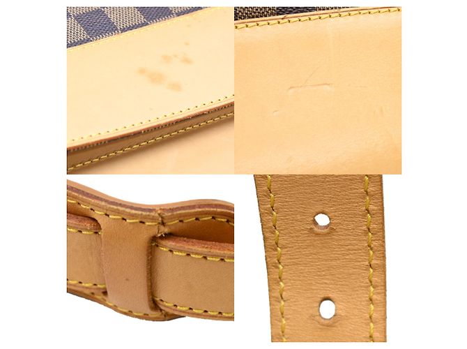 Borsa a tracolla Louis Vuitton Clipper Damier Canvas Marrone - vista 7