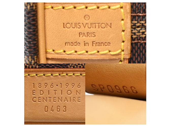 Borsa a tracolla Louis Vuitton Clipper Damier Canvas Marrone - vista 8