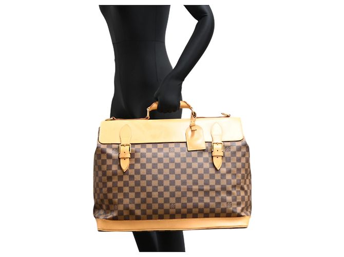 Borsa a tracolla Louis Vuitton Clipper Damier Canvas Marrone - vista 9