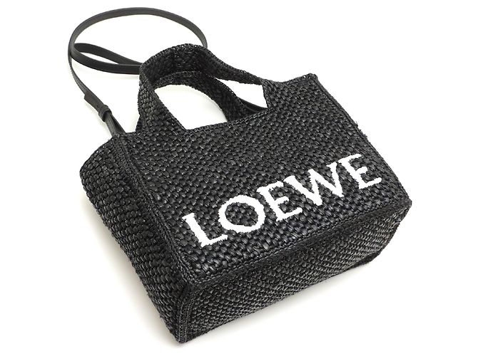 Borsa a mano Loewe Font Tote Mini Nero - vista 3