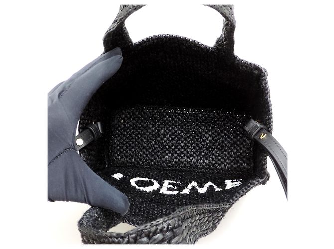 Borsa a mano Loewe Font Tote Mini Nero - vista 6