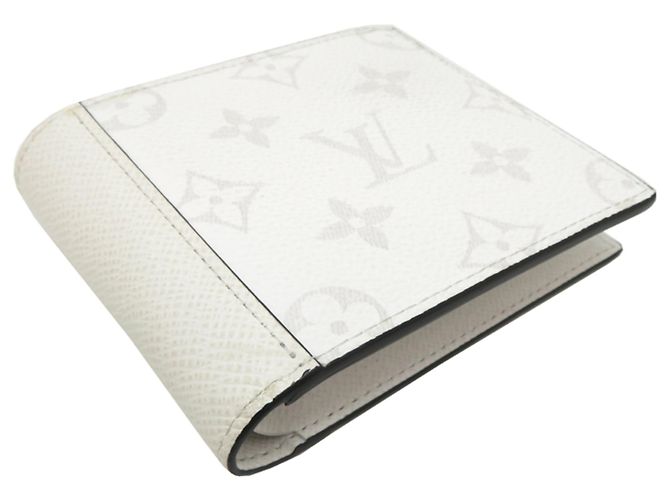 Louis Vuitton Portefeuille Marco Bi-fold Wallet Bianco - vista 3