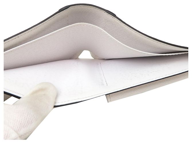 Louis Vuitton Portefeuille Marco Bi-fold Wallet Bianco - vista 6
