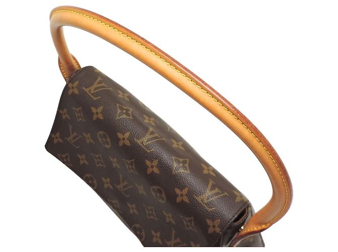 Bolso Louis Vuitton Mini Looping Castaño - vista 5