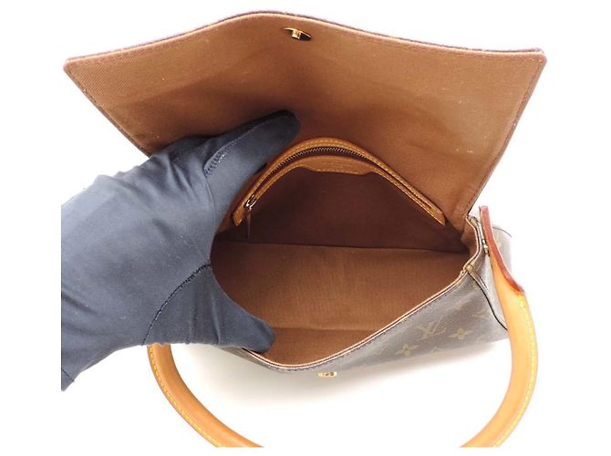 Bolso Louis Vuitton Mini Looping Castaño - vista 6