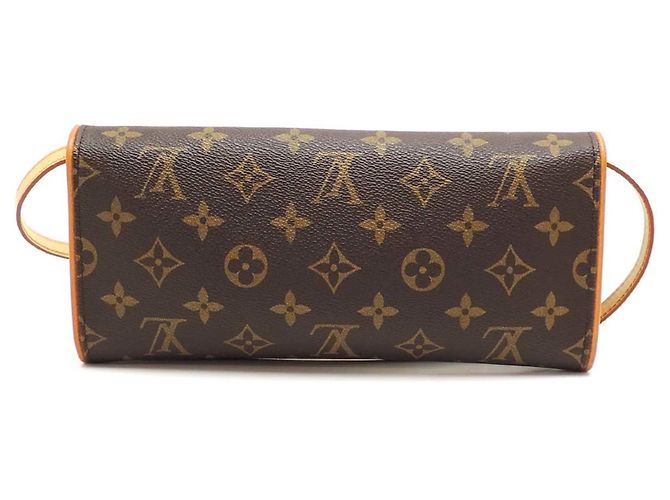 Borsa a tracolla Louis Vuitton Pochette Twin GM Marrone - vista 2
