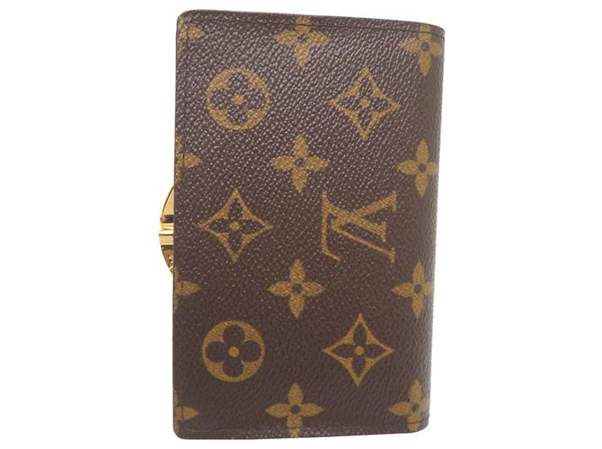 Portafoglio bi-fold Louis Vuitton Monogram Brown Marrone - vista 2