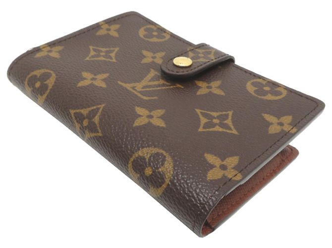 Portafoglio bi-fold Louis Vuitton Monogram Brown Marrone - vista 3
