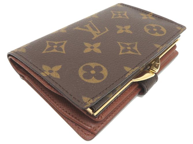 Portafoglio bi-fold Louis Vuitton Monogram Brown Marrone - vista 4