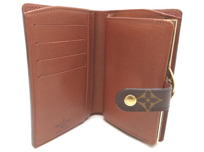Portafoglio bi-fold Louis Vuitton Monogram Brown Marrone - vista 5